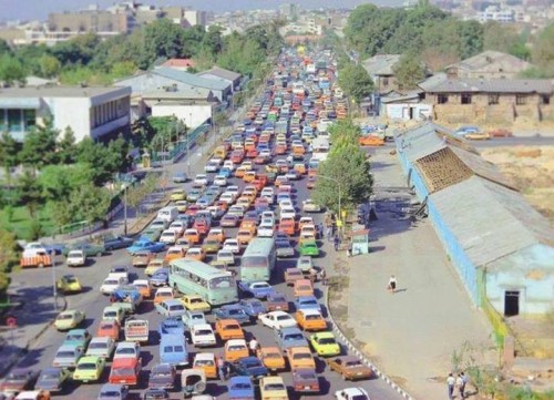 Crowded Tehran