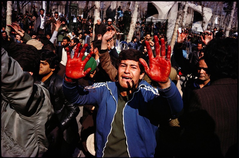 Iran revolution - Bloody hands